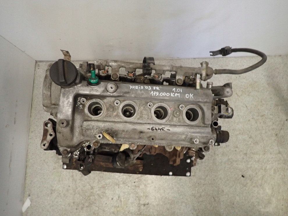 YARIS FR 03-05 1S 1.0 BENZYNA SILNIK MOTOR 2/15