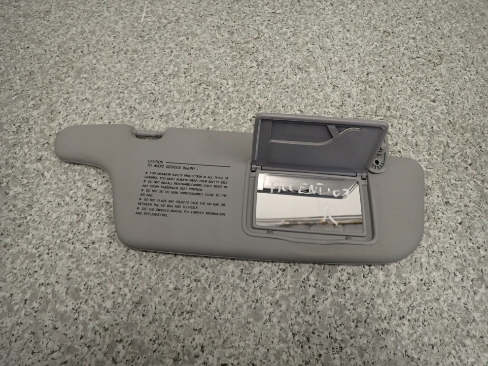 HYUNDAI ACCENT 02-05 DASZEK PRZECIWSŁONECZNY PRAWY 1/4