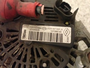 NISSAN NOTE E11 06- 1.5 DCI ALTERNATOR 7/7 MINIATURA