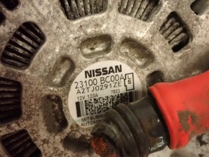 NISSAN NOTE E11 1.6 BENZ 06-11 ALTERNATOR 6/6 MINIATURA