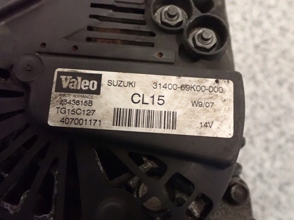 SUZUKI SX4 SEDICI 06-13 1.6 DDIS ALTERNATOR 4/5