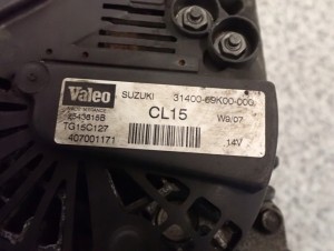 SUZUKI SX4 SEDICI 06-13 1.6 DDIS ALTERNATOR 4/5 MINIATURA