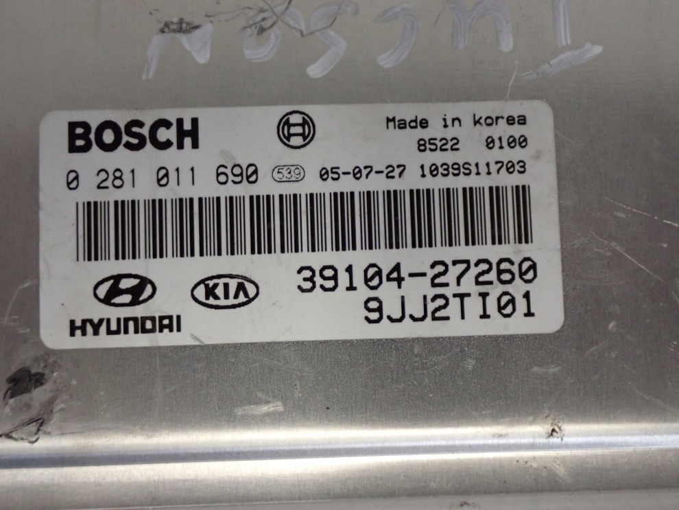 HYUNDAI TUCSON 04- KOMPUTER STEROWNIK 39114-27296 2/5