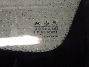 HYUNDAI i30 KOMBI 07 SZYBA TYLNA PRAWA KAROSERYJNA 3/6 MINIATURA