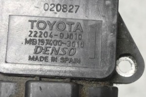TOYOTA COROLLA E12 02-07 1.4i PRZEPŁYWOMIERZ 3/4 MINIATURA