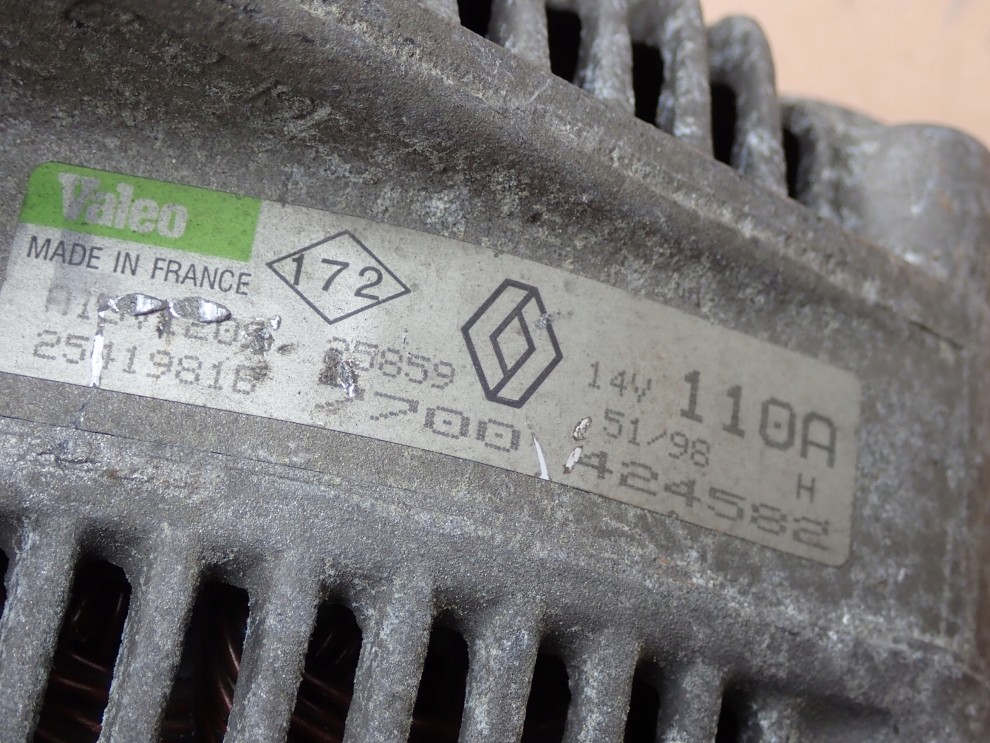 MITSUBISHI CARISMA 96- 1.9TD DIESEL ALTERNATOR 5/5