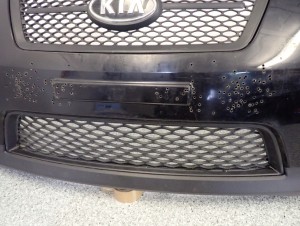 KIA PICANTO 07-09 ZDERZAK PRZÓD PRZEDNI ATRAPA HALOGENY SPORT 3/11 MINIATURA