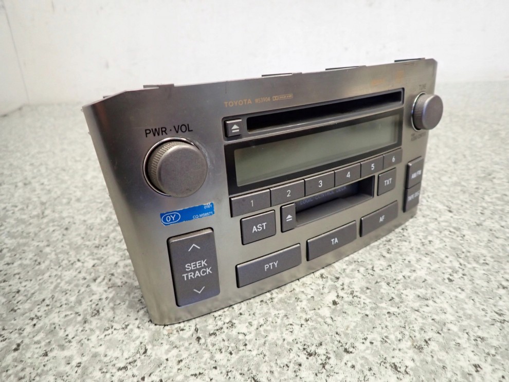 TOYOTA AVENSIS T25 03-05 RADIO FABRYCZNE 4/9