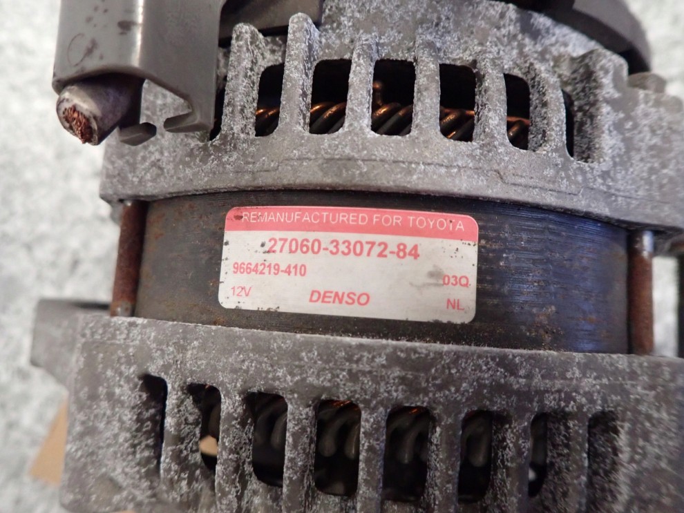 TOYOTA COROLLA E12 1.4 D4D 02- ALTERNATOR 2/5