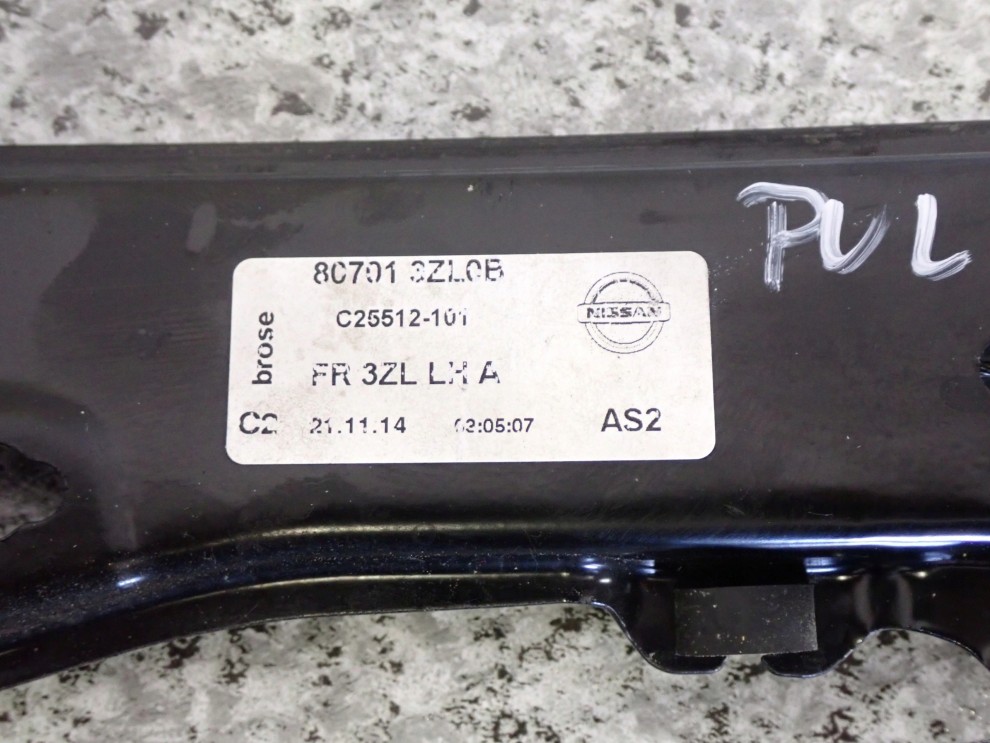 NISSAN PULSAR 14-18 PODNOŚNIK SZYBY PRZÓD LEWY EUROPA 6 PINÓW 5/6