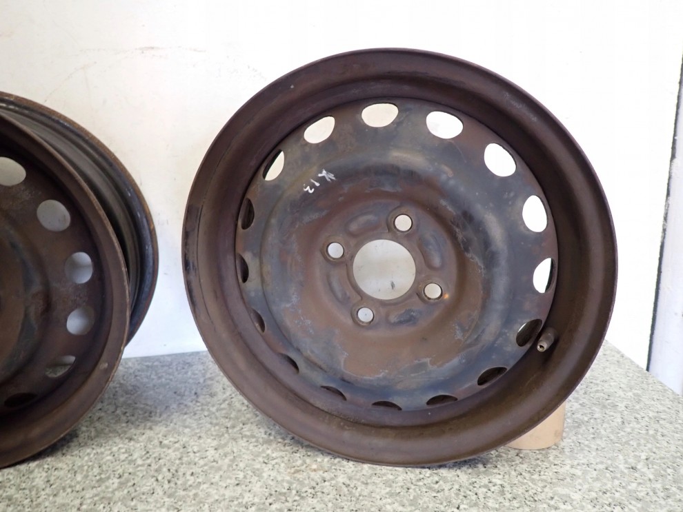 NISSAN MICRA K13 10- FELGI STALOWE 14x5.5 KOMPLET 7/12