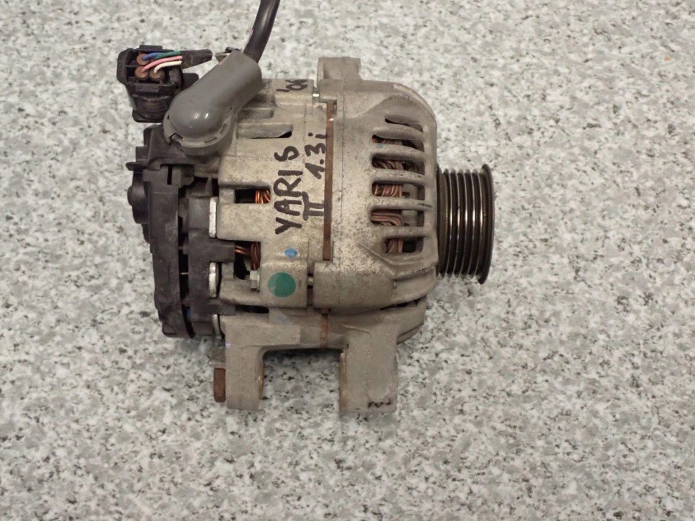 TOYOTA YARIS II 1.3 BENZ 06-09 ALTERNATOR PRZEDLIFT 1/7