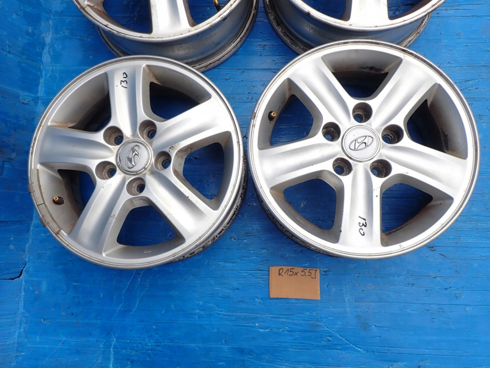 HYUNDAI I30 - ALUFELGI FELGI ALUMINIOWE 15 X 5,5 ET 44 4/13