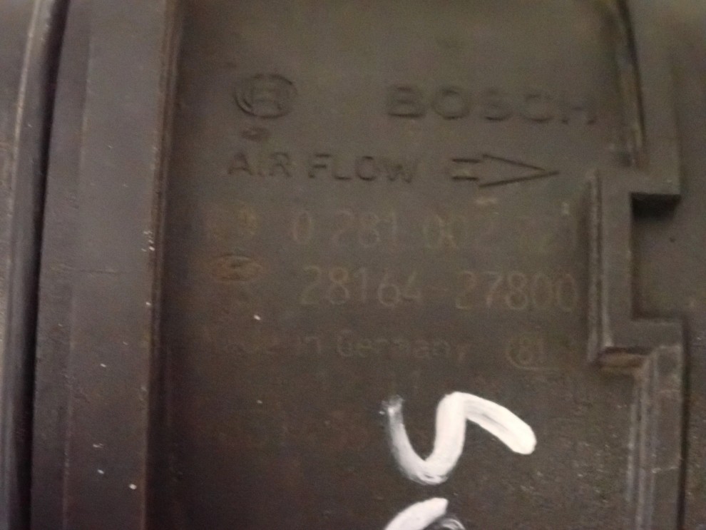 HYUNDAI SONATA 2.0 CRDI 05-09 PRZEPŁYWOMIERZ POWIETRZA PRZEPŁYWKA 28164-278 4/5