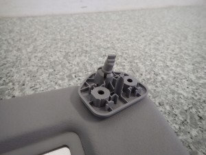 MITSUBISHI COLT 04- DASZEK PRZECIWSŁONECZNY PRAWY 2/3 MINIATURA