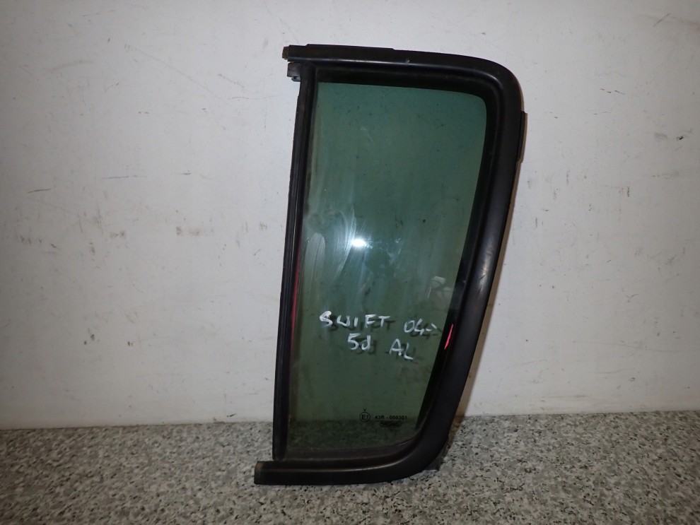 SUZUKI SWIFT MK6 04- 5D SZYBA DRZWI TYLNA LEWA 1/3