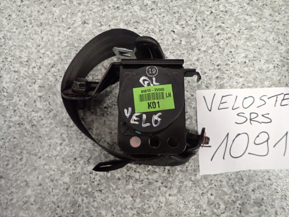 HYUNDAI VELOSTER I 11- PAS TYLNY BEZPIECZEŃSTWA LEWY LUB PRAWY EUROPA 2/6