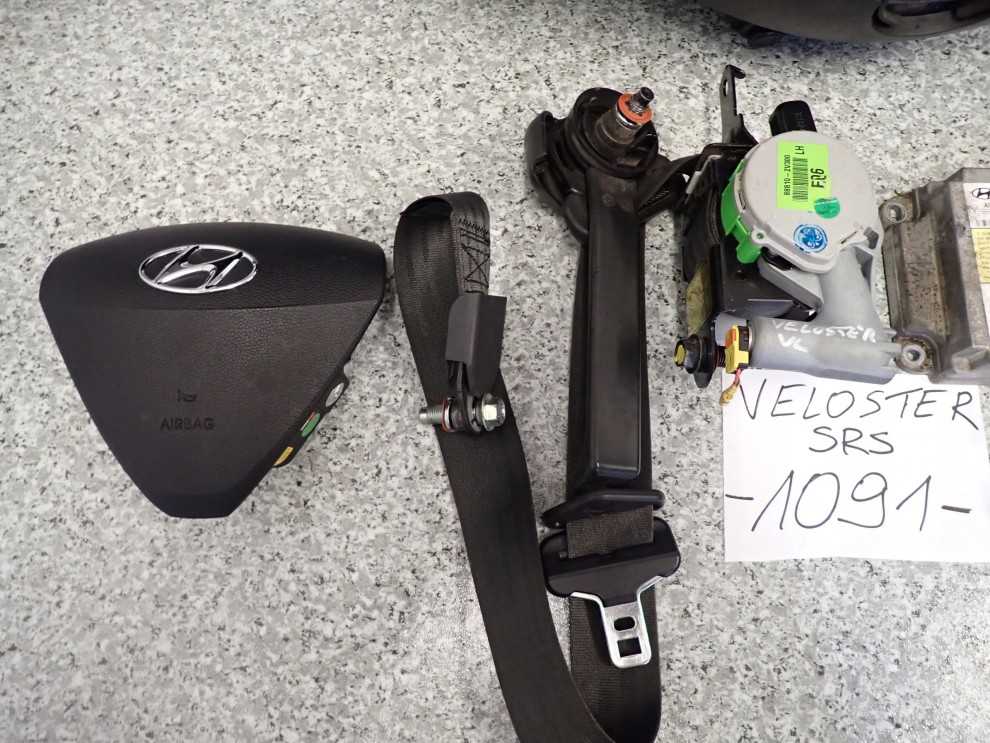 HYUNDAI VELOSTER I 11- PODUSZKI POWIETRZNE ZESTAW DESKA ROZDZIELCZA EUROPA 2/15