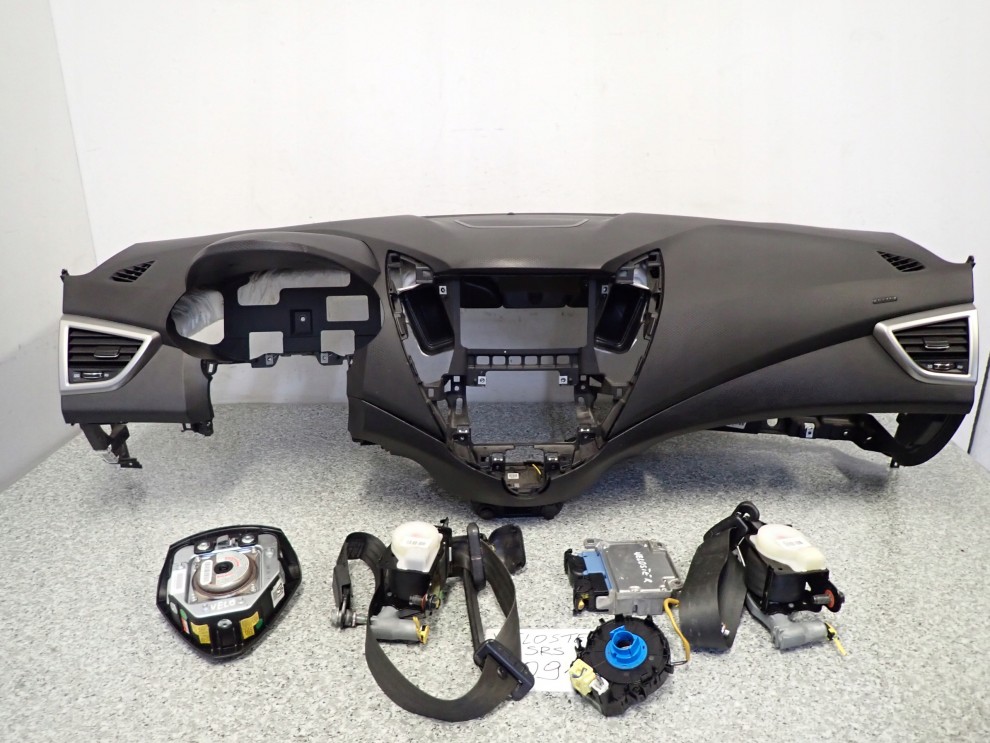 HYUNDAI VELOSTER I 11- PODUSZKI POWIETRZNE ZESTAW DESKA ROZDZIELCZA EUROPA 10/15