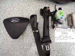 HYUNDAI VELOSTER I 11- PODUSZKI POWIETRZNE ZESTAW DESKA ROZDZIELCZA EUROPA 2/15 MINIATURA