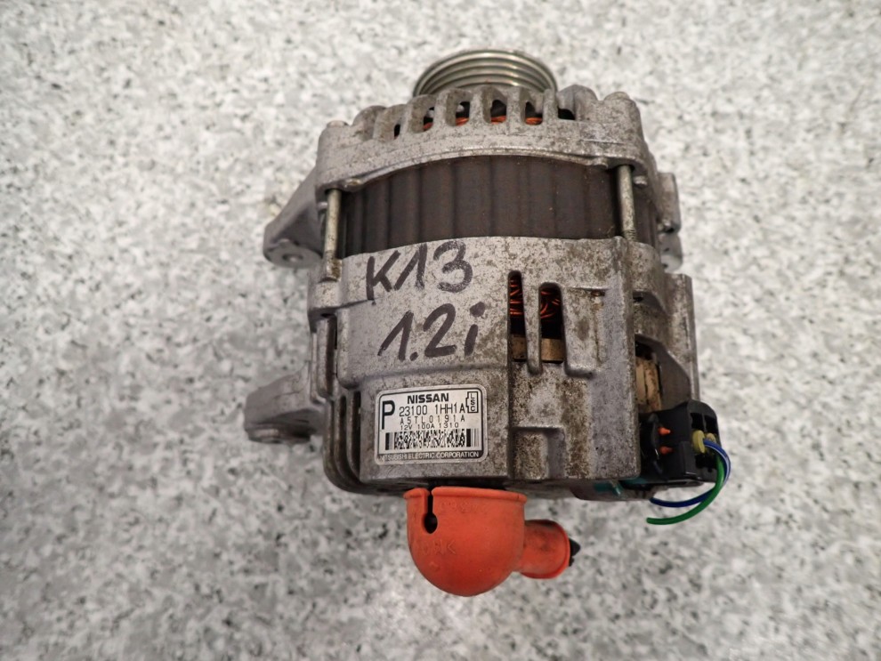 NISSAN MICRA K13 1.2i 10- ALTERNATOR 231001HH1A 1/4