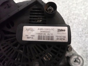 MAZDA 5 II CW 1.6D 10- ALTERNATOR TG15C183 2/6 MINIATURA