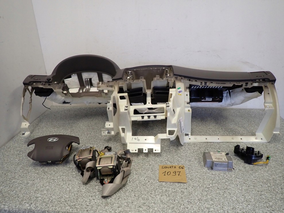 HYUNDAI SONATA V 05-09 PODUSZKI POWIETRZNE ZESTAW EUROPA 1/16