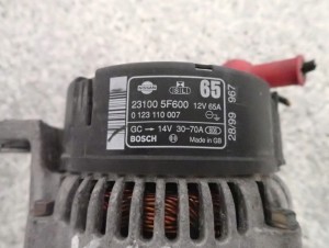 NISSAN MICRA K11 95-98 ALTERNATOR 2/6 MINIATURA