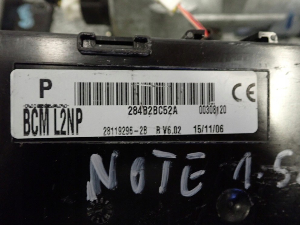 NISSAN NOTE 06- E11 1.5 DCI ZESTAW STARTOWY KOMPUTER STACYJKA 3/4