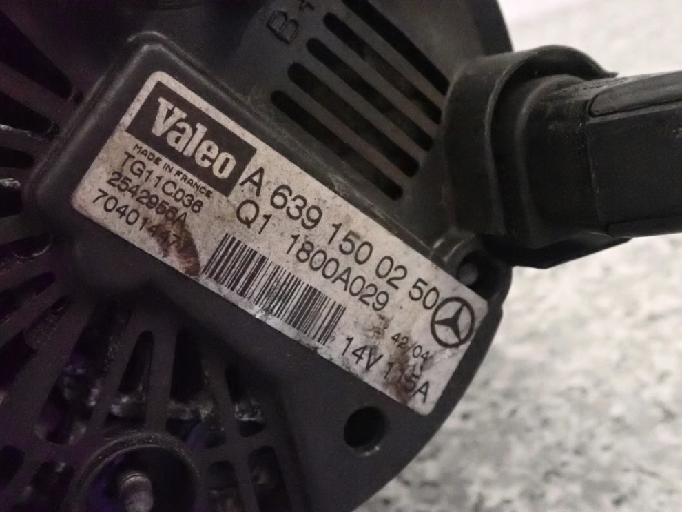 MITSUBISHI COLT CZ3 04- 1.5 DIESEL ALTERNATOR 4/4