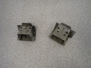 NISSAN PRIMERA P12 02-07 WSPORNIK ZDERZAKA PRZÓD LEWY I PRAWY 4/8 MINIATURA