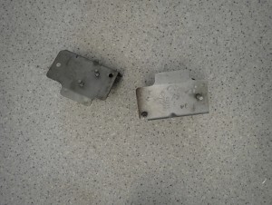 NISSAN PRIMERA P12 02-07 WSPORNIK ZDERZAKA PRZÓD LEWY I PRAWY 7/8 MINIATURA