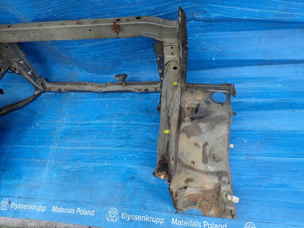 TOYOTA COROLLA E12 HB 02-04 PAS PRZEDNI WZMOCNIENIE CZOŁOWE PODŁUŻNICE 9/10