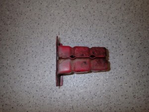 HONDA JAZZ II 02- WSPORNIK ZDERZAKA TYŁ LEWY STREFA ZGNIOTU 4/8 MINIATURA