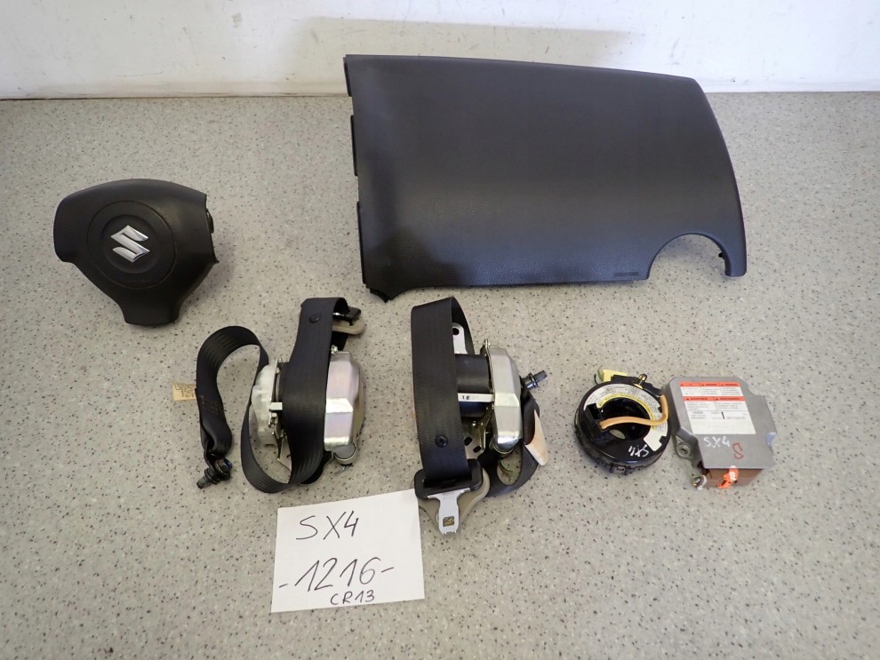 SUZUKI SX4 06-13 PODUSZKI POWIETRZNE SRSY ZESTAW KOMPLET 1/10