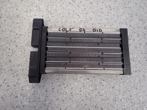 MITSUBISHI COLT CZ3 1.5 DID 04- NAGRZEWNICA ELEKTRYCZNA 1/5 MINIATURA