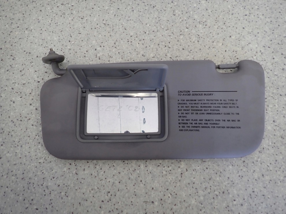 HYUNDAI GETZ 02-10 DASZEK PRZECIWSŁONECZNY LEWY 2/5