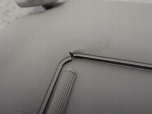 SUZUKI SWIFT 05-09 DASZEK PRZECIWSŁONECZNY LEWY 4/12 MINIATURA