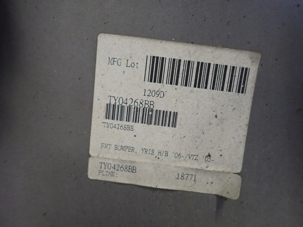 TOYOTA YARIS II 06-09 ZDERZAK PRZEDNI 16/16