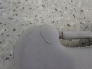 HYUNDAI GETZ 02-10 DASZEK PRZECIWSŁONECZNY LEWY 9/14 MINIATURA