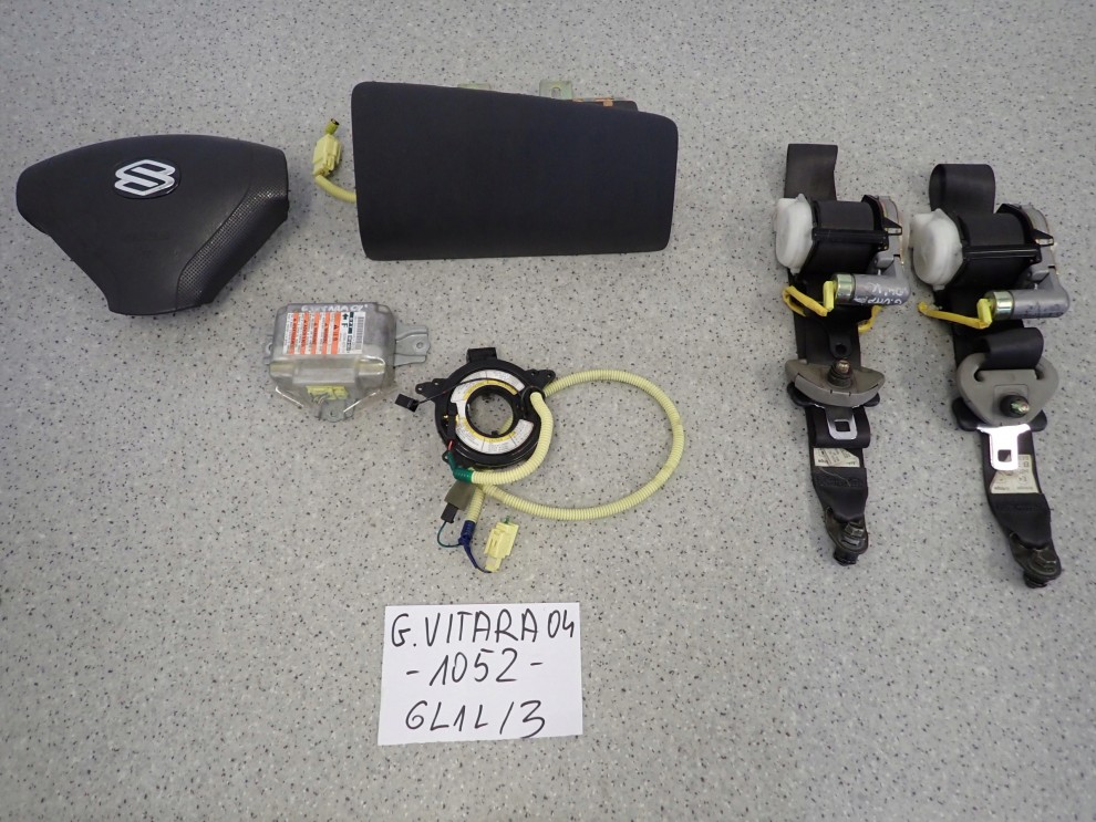 GRAND VITARA I 02 - 05 PODUSZKI POWIETRZNE ZESTAW EUROPA 1/7