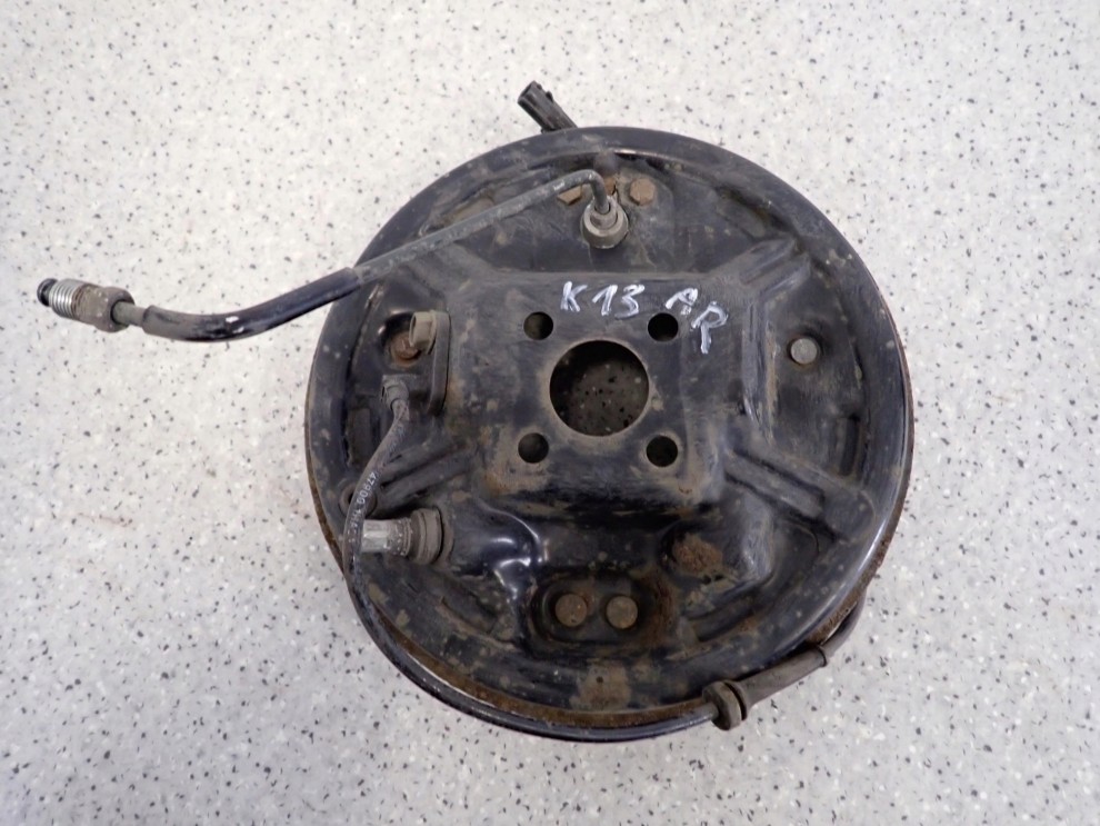 NISSAN MICRA K13 10- TARCZA KOTWICZNA TYLNA PRAWA SZCZĘKI 3/3