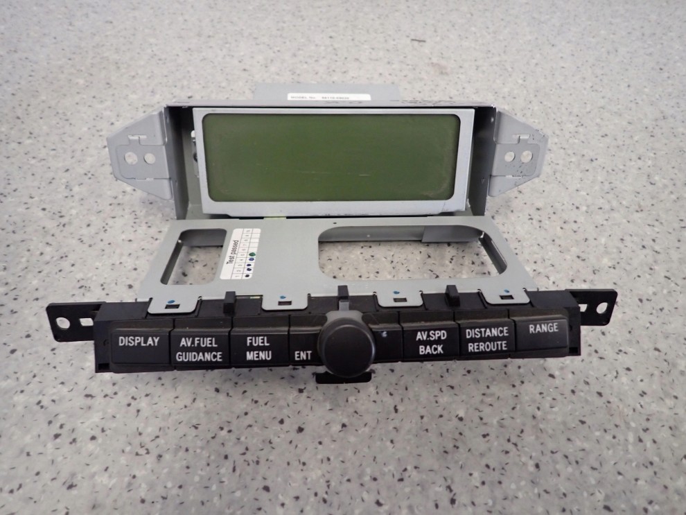 TOYOTA AVENSIS T25 02- WYŚWIETLACZ PANEL KRATKI NAWIEWU 2/7