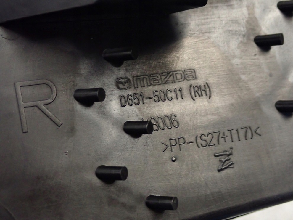 MAZDA2 MAZDA 2 08- DE ZAŚLEPKA HALOGENU RAMKA PRAWA 4/4