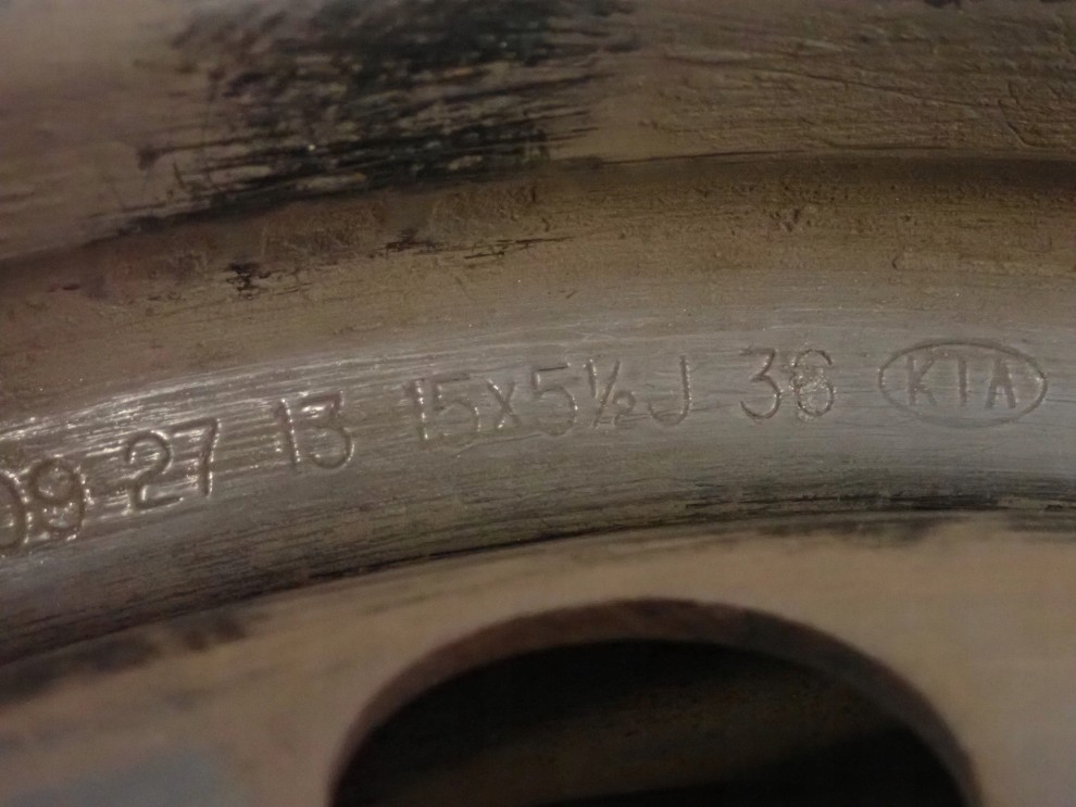 KIA RIO III HB 11-17 FELGA STALOWA 15x5.5J 4x100 5/6