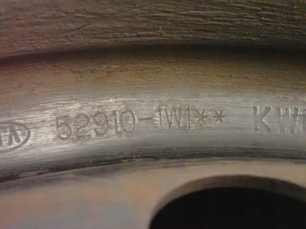 KIA RIO III HB 11-17 FELGA STALOWA 15x5.5J 4x100 6/6