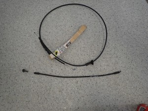 HYUNDAI GETZ 02-10 LINKA MASKI KOMPLET 2 CZĘSCI 3/3 MINIATURA