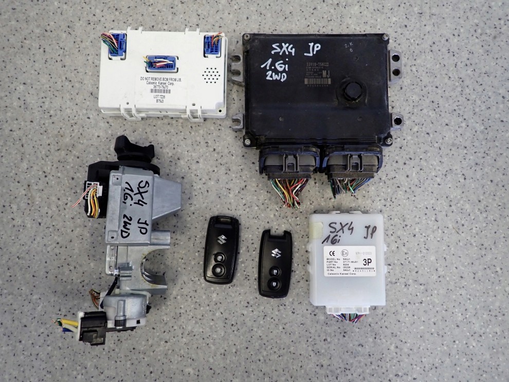 SUZUKI SX4 06-12 1.6i JP ZESTAW STARTOWY KOMPUTER STACYJKA 33910-75KC2 1/4