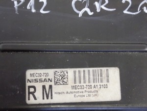 NISSAN PRIMERA P12 02-07 2,0 i ZESTAW STARTOWY QR20 MEC32-720 3/5 MINIATURA