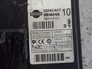 NISSAN PRIMERA P12 02-07 2,0 i ZESTAW STARTOWY QR20 MEC32-720 4/5 MINIATURA